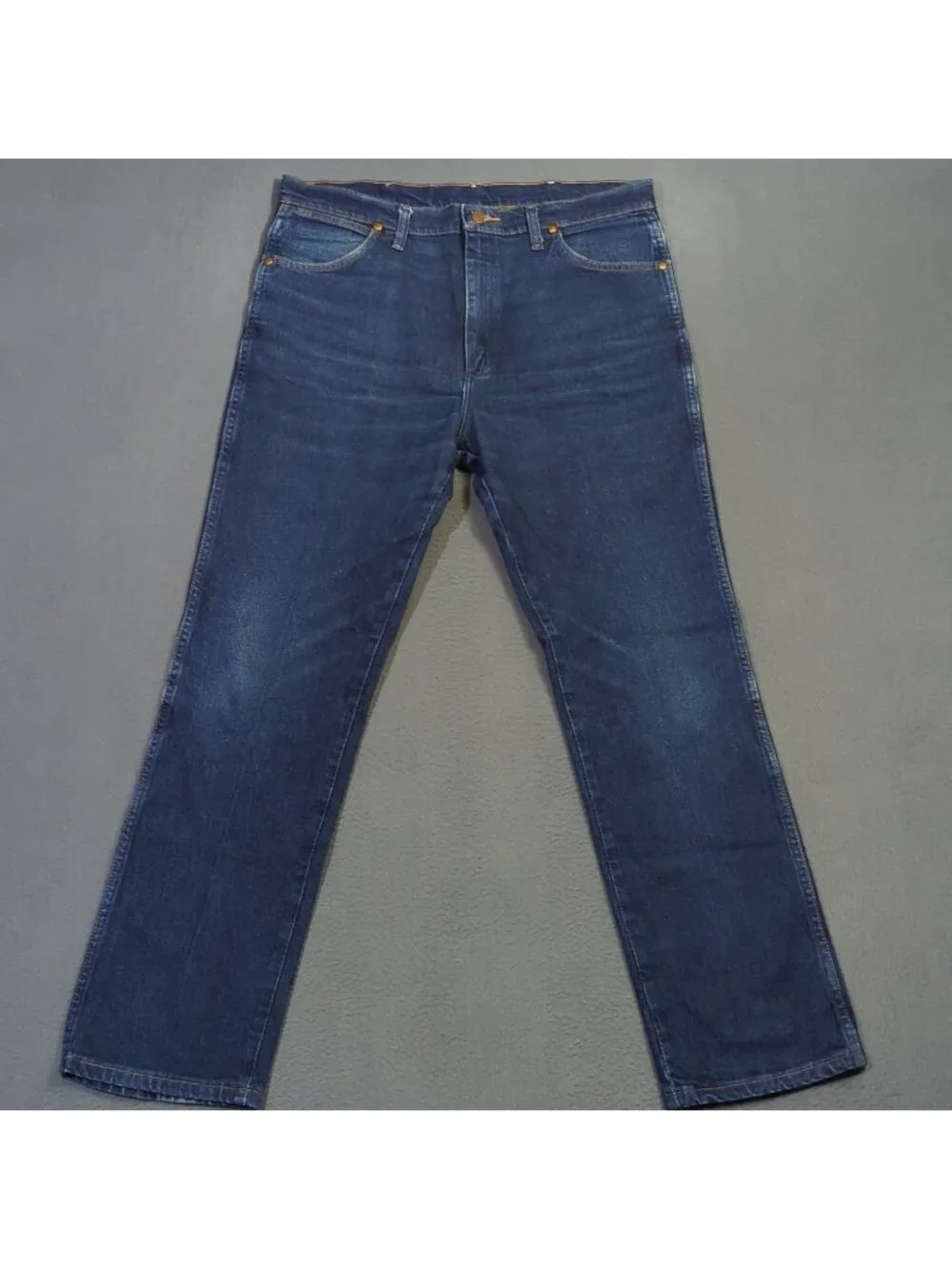 Wrangler Jeans Men's 36x32 Fits 36x31 Blue 937STR Slim Fit Cowboy Rodeo